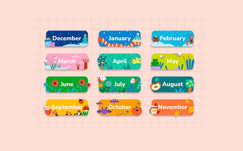 月份英文怎麼說?5個步驟輕鬆記住12個月份單字及用法整理 [How to Say Months in English? 5 Steps to ...